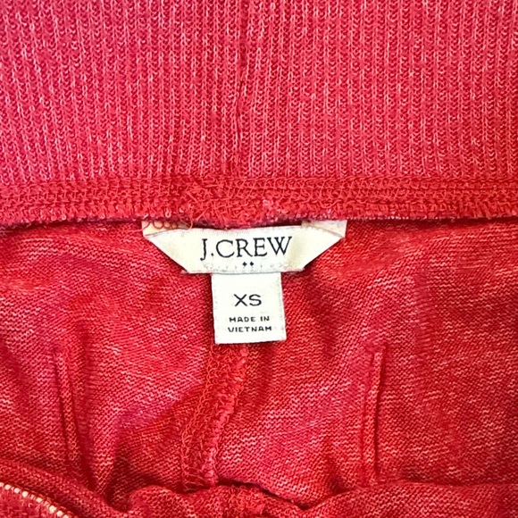 J. Crew Women’s Jogger Lounge Pants Size XS Red - Picture 2 of 4